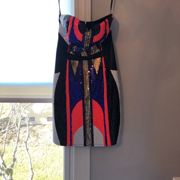 bebe Dresses & Skirts - Bebe Dress - sequin - barely worn